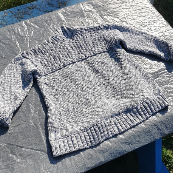 Gap Kids XXL 14 - 16 open cardigan cargi New NWT blue white pinkish tinge - Picture 13 of 15